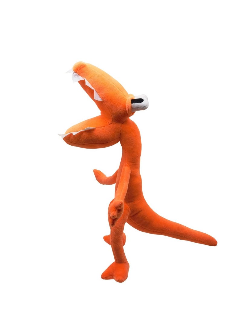 4 قطع روبلوكس رينبو فريندز القطيفة، ألعاب قطيفة لأصدقاء قوس قزح دمية حيوانات محشوة ناعمة ولطيفة، أفضل هدية للأولاد والبنات لمختلف المهرجانات ومحبي الألعاب (الأزرق والأخضر والأرجواني والبرتقالي) - Image 2