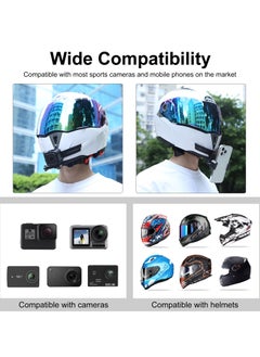 PULUZ Bending Action Camera Motorcycle Helmet Chin Mount  - Image 5
