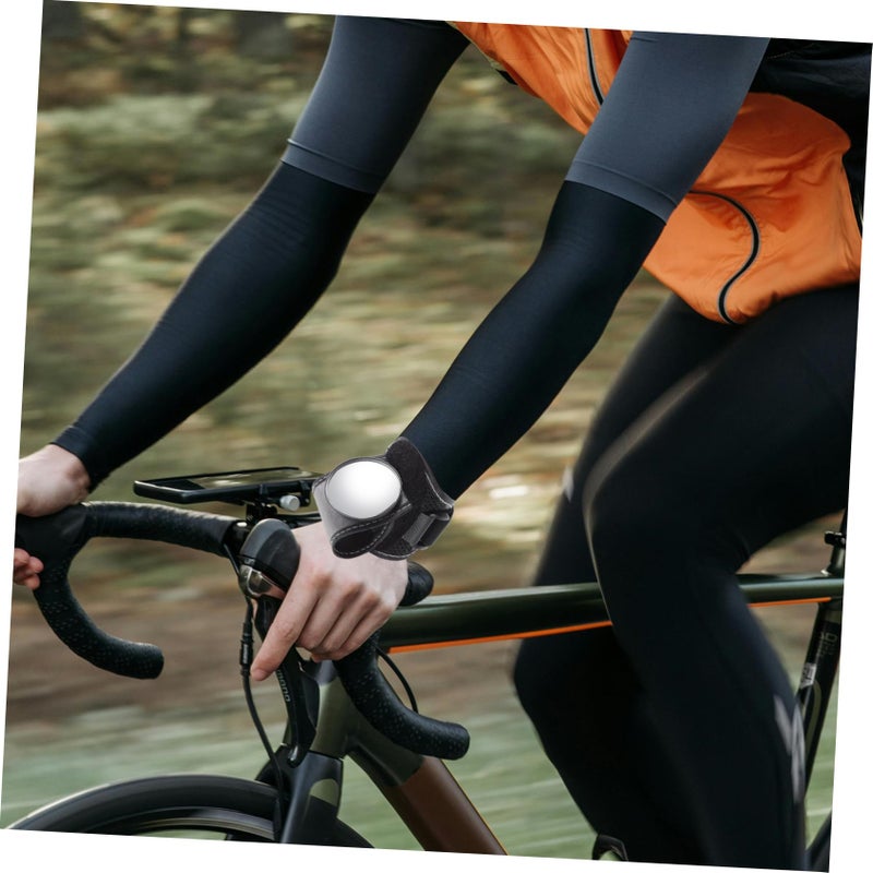 Adjustable Convex Rearview Safety Mirror For Cyclists Wrist Strap Design Road Mountain Biking - Image 5