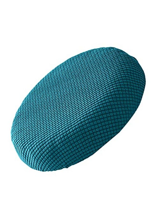 BESPORTBLE Bar Stool Covers Round Stool Cushion Covers Stool Chair Covers Barstool Covers Slipcovers For Kitchen Living Room Decor Peacock Blue  - Image 1