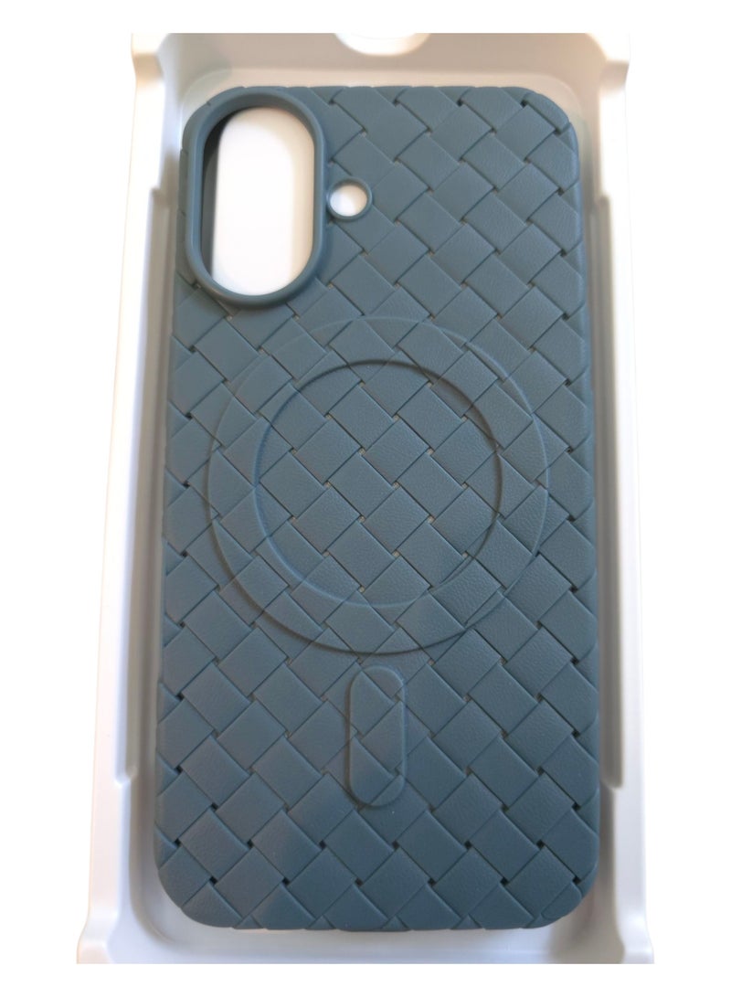 جراب لهاتف 16 مقاس 6.1 بوصة، مصنوع من نسيج كامل، ملمس الجلد، أداة مبتكرة تجمع بين الحماية القصوى والتصميم الأنيق، باستخدام مواد عالية الجودة وتقنيات متقدمة، اللون: (أخضر نعناع) - Image 3