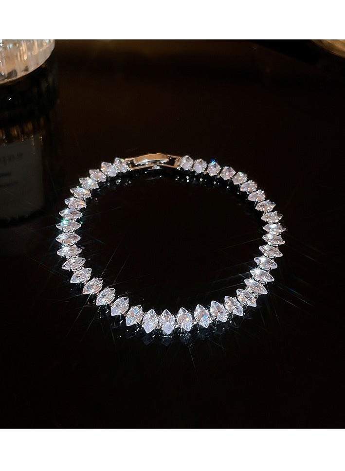 High carbon diamond bracelet for girls 