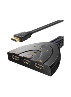 3 Port HDMI Switch Splitter Cable 4K 2K 3D 2160P Ultra HD 3 in 1 out Multi Switcher HUB for HDTV Projector Computer Monitors