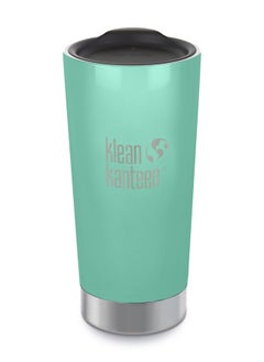 Klean Kanteen Klean Kanteen Stainless Steel Tumbler Cup Double Wall Vacuum Insulated with Klean Coat and Lid - 20oz - Sea Crest (1003068)  - Image 1