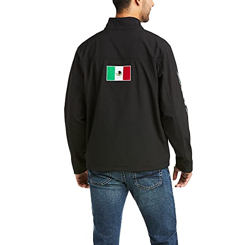 ARIAT Men’s New Team Mexico Water Resistant Softshell Jacket - Image 2