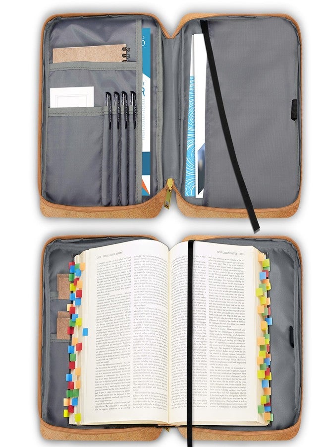 GUEER Bible Cover for Women, Bible Holder, Bible Cover Carrier Carrying Organizer Bag, God is Within Her She Will Not Fall, Zipper and Pockets for Standard Size Bible, Gift for Women（Butterfly） - Image 4