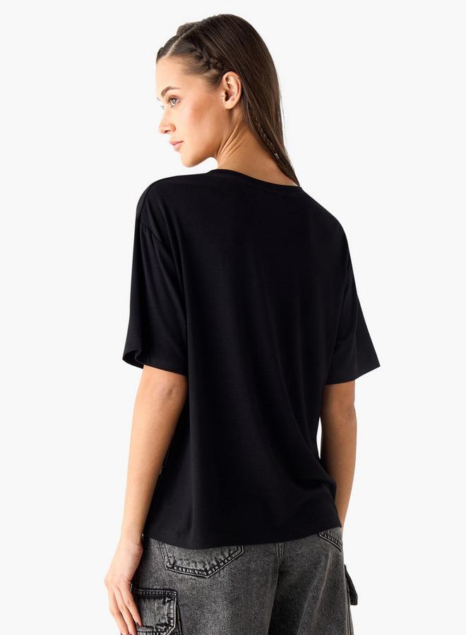 SP Characters Tom and Jerry Print T-shirt with Short Sleeves - Image 3