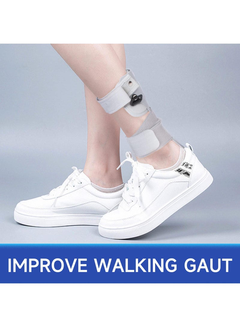 Sweet seven Foot Drop Brace - Ankle Foot Orthosis for Foot Drop, Stroke, Hemiplegia - Tendon & Calf Stretching - Straight Right Angle Support (M, Right) - Image 5