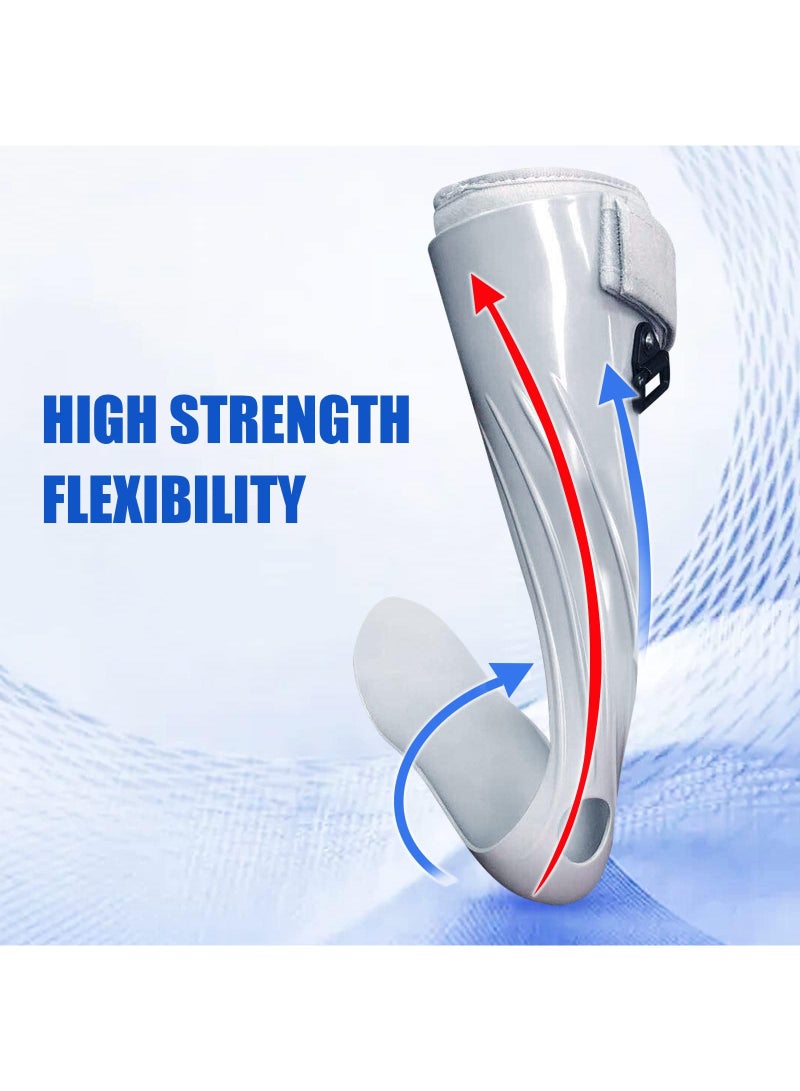 Sweet seven Foot Drop Brace - Ankle Foot Orthosis for Foot Drop, Stroke, Hemiplegia - Tendon & Calf Stretching - Straight Right Angle Support (M, Right) - Image 4