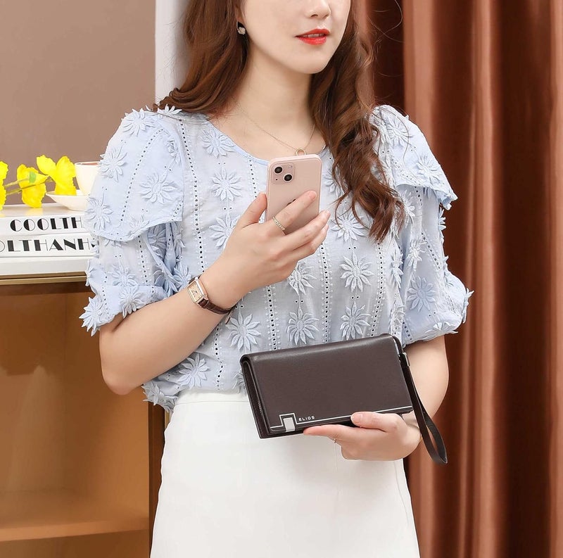 Elios Black Synthetic Women's Card Holder (EL-CK-138) - Image 2