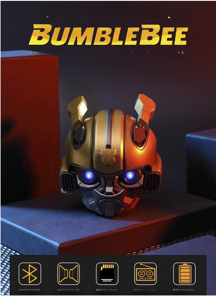 Transformers Bumblebee Shape Wireless Portable Mini Subwoofer Bluetooth Speaker