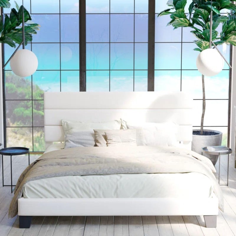 Comfynest Modern Upholstered Platform Bed - Image 2