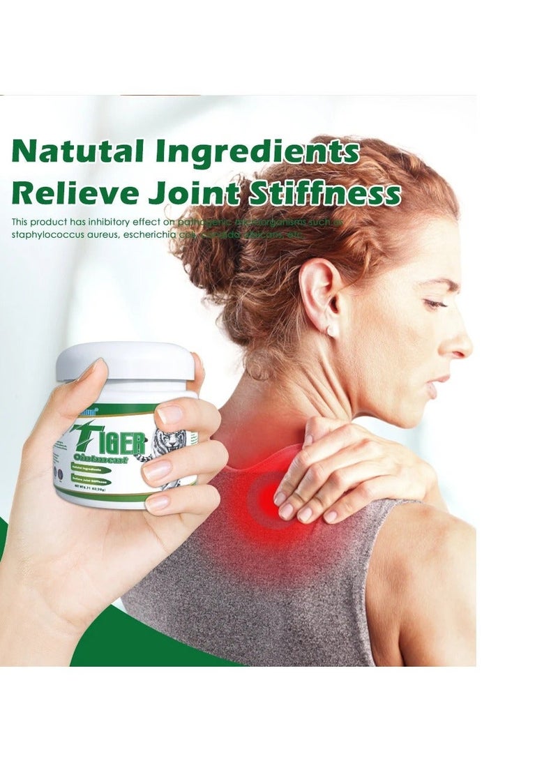 Sumifun White Tiger Balm, Safe And Harmless Lumbar Shoulder And Neck Joint Cream, Easy To Apply Sore Muscle And Joint Relieving Cream, Rheumatoid Arthritis Massage Ointment For Pain Relief Muscle Soreness - Image 2