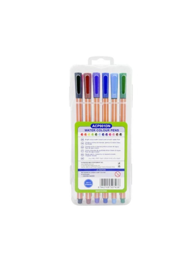 M&G M&G Chenguang Flowmaster Water Color Pen 12 colors - No:ACP901DN  - Image 3