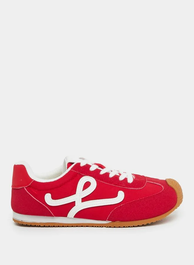 Styli Styli Logo Detail Lace Up Sneakers