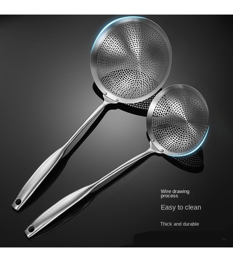 Stainless Steel Large Colander Kitchen Cooking Strainer Spoon Model M - Image 1