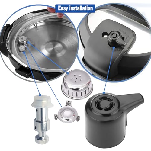 Fuator 13 Pcs Instant Pot Sealing Ring 6Qt Steam Release Valve Original Instant Pot Parts Replacement with 8 Silicone Caps, Steam Release Handle for IP Duo 3, 5, 6 Qt, Plus 6 Quart InstaPot parts - Image 5