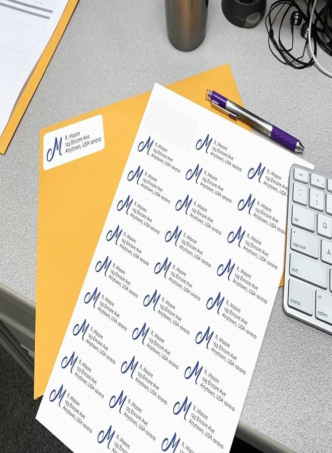 Blank Labels Easy Peeling Printable Address Shipping Labels, 1" x2 5/8" | Customizable Sticker | White | 300 Blank Mailing and Shipping Labels | Inkjet and Laser Printer Guaranteed | Blank Labels - Image 5