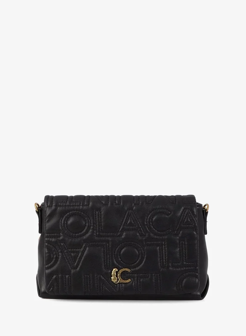 لولا كساديمونت Crossbody Bag with Quilted Flap Logo