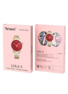 Telzeal Telzeal Lola 5 Wireless Charging 2 Pairs Strap Smartwatch  - Image 1