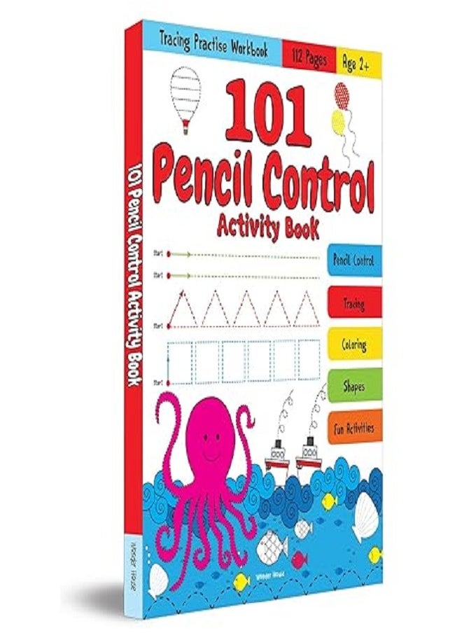 Wonder House Books 101 Pencil Control Activity Book For Kids 