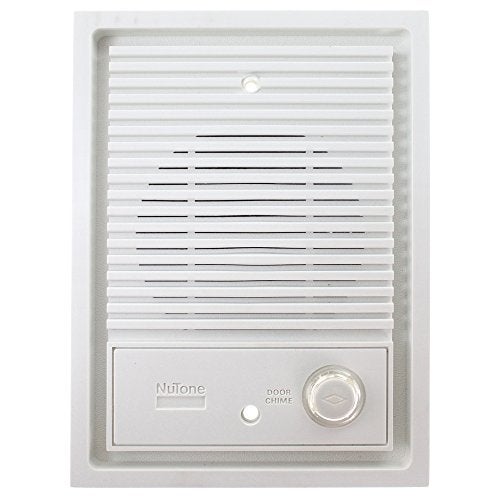 Broan Nutone IS-67WH White Wall-Mounted Door Speaker with Lighted Pushbutton - Image 5