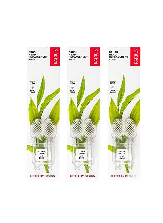 Radius Replacement Heads Medium 2 Count (Pack Of 3) - Image 2