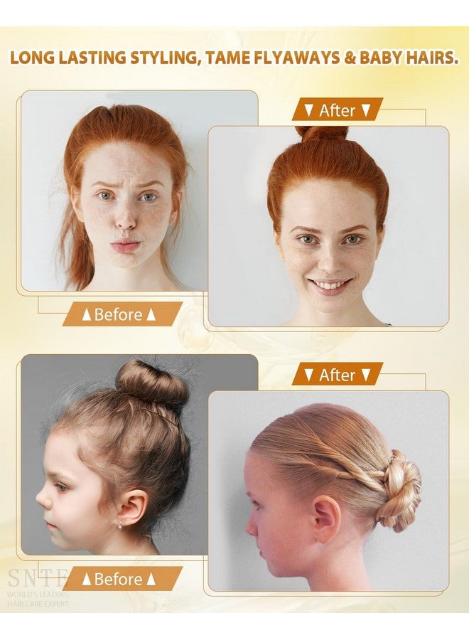 Samnyte 4 Packs Hair Wax Stick, Slick Back Hair Brush, Edge Brush, Rat Tail Comb for Flyaways - Teen Girl Gifts Trendy Stuff - Kids Hair Accessories for Women - Image 3