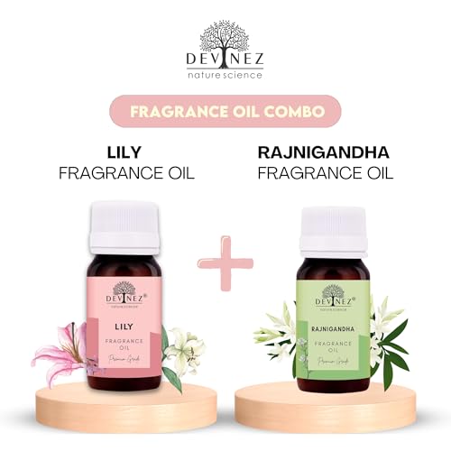 Devinez Lilly, Rajnigandha Aroma Oil for Diffuser/Ultrasonic Aroma Diffuser/Tealight Diffuser/Reed Diffuser, 30ml Each - Image 2