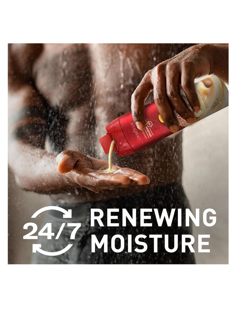 Old Spice - Old Spice Body Wash GentleMan’s Super Hydration for Men, 24/7 Renewing Moisture, Gentle on Skin, Vanilla + Shea Scent, 20 fl oz - Image 1