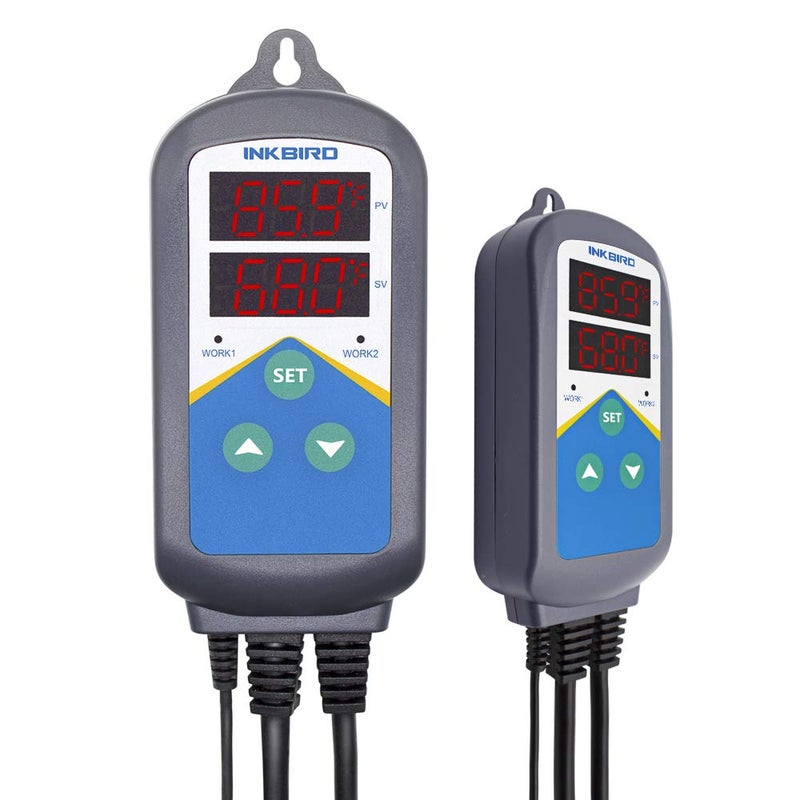 Inkbird ITC-306T Pre-Wired Electronic Heating Thermostat Temperature Controller and 24 Hours Digital Day & Night Cycle Timer Controller for Seed Germination Reptiles Hatching - Image 2
