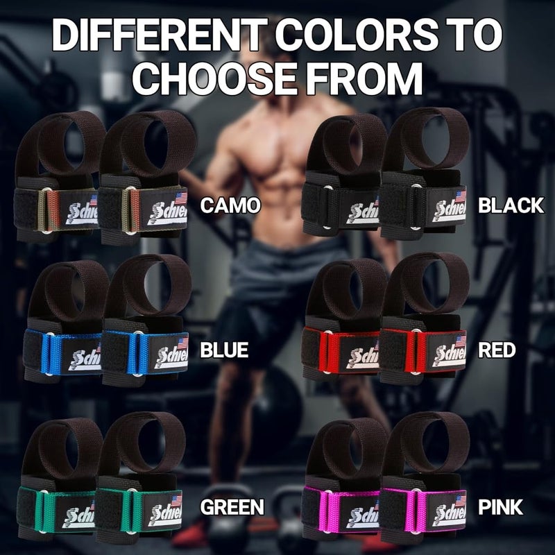 Schiek Sports Model 1000-PLS Deluxe Power Lifting Straps - Image 4