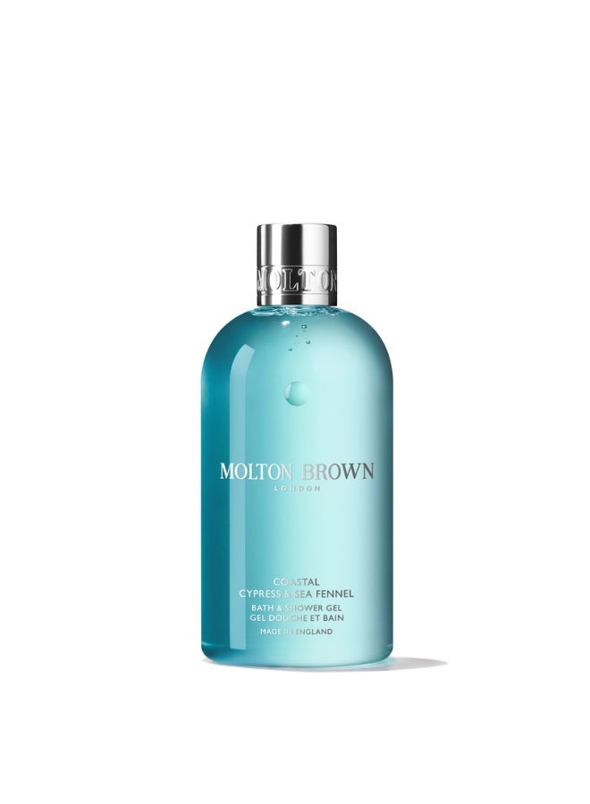 MOLTON BROWN Coastal Cypress & Sea Fennel Bath & Shower Gel 300ml - Image 1