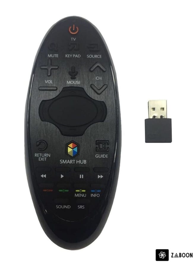 Zaboon Smart TV Remote Control For Samsung with Netflix Rakuten TV Button (2021) Black
