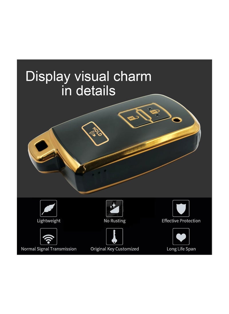 TOYOTA Camry 3 Button Remote Control Fob Cover Flip Remote Key Shell Case