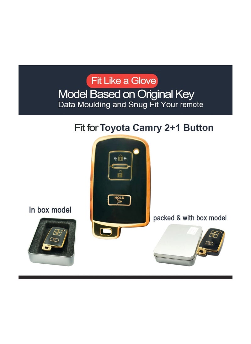 TOYOTA Camry 3 Button Remote Control Fob Cover Flip Remote Key Shell Case