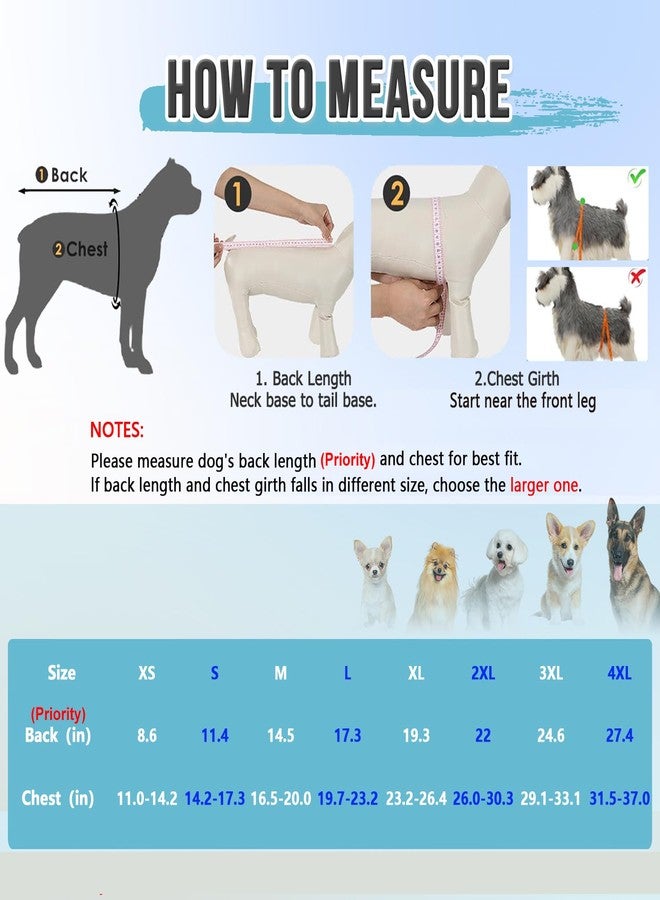 Lukovee Recovery Suit for Dogs, Zipper On Recovery Suit for Female Male Dog, Onesie Abdominal Wounds Cone E-Collar Alternative Prevent Licking Spay Recovery Suit (XXL,TPU) - Image 2