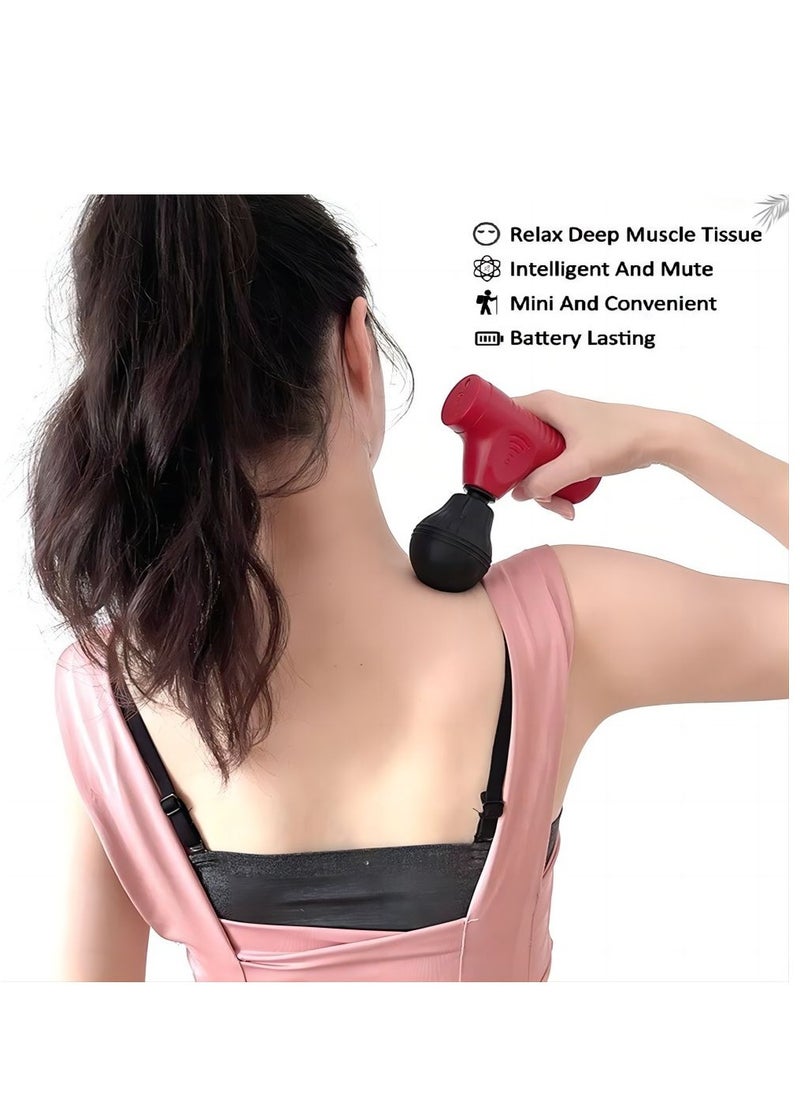 Generic - Portable Mini Deep Muscle Massager Color Random Red - Image 1