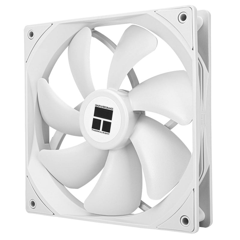 Thermalright TL-C14CW CPU Cooler, S-FDB Bearing 140mm Case Fan With 4-PWM Control, Low Noise Computer Chassis Cooling, White (TL-C14CW) - Image 1