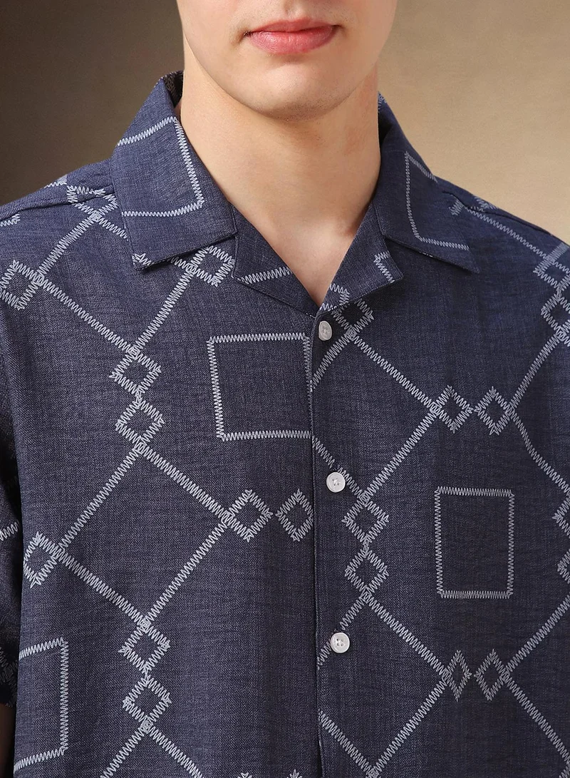 Dennis Lingo Navy Shirt For Men For Men