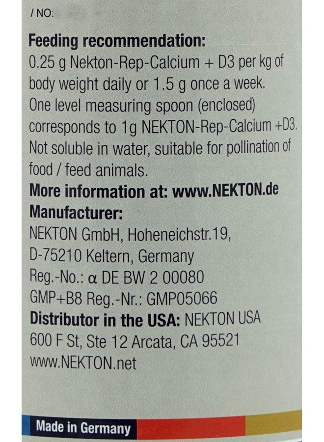 Nekton Rep-Calcium Plus D3 Reptile Supplement, 35gm - Image 3