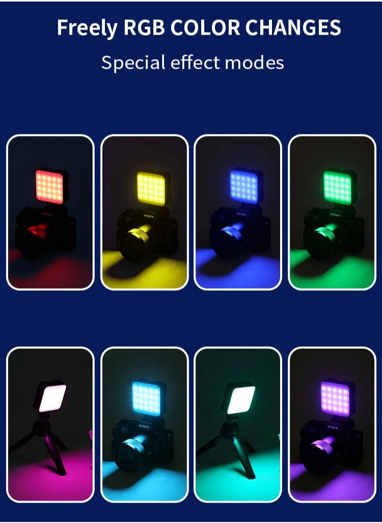 Jmary - Jmary FM-69RGB Portable Mini RGB Video Camera Light - Image 1