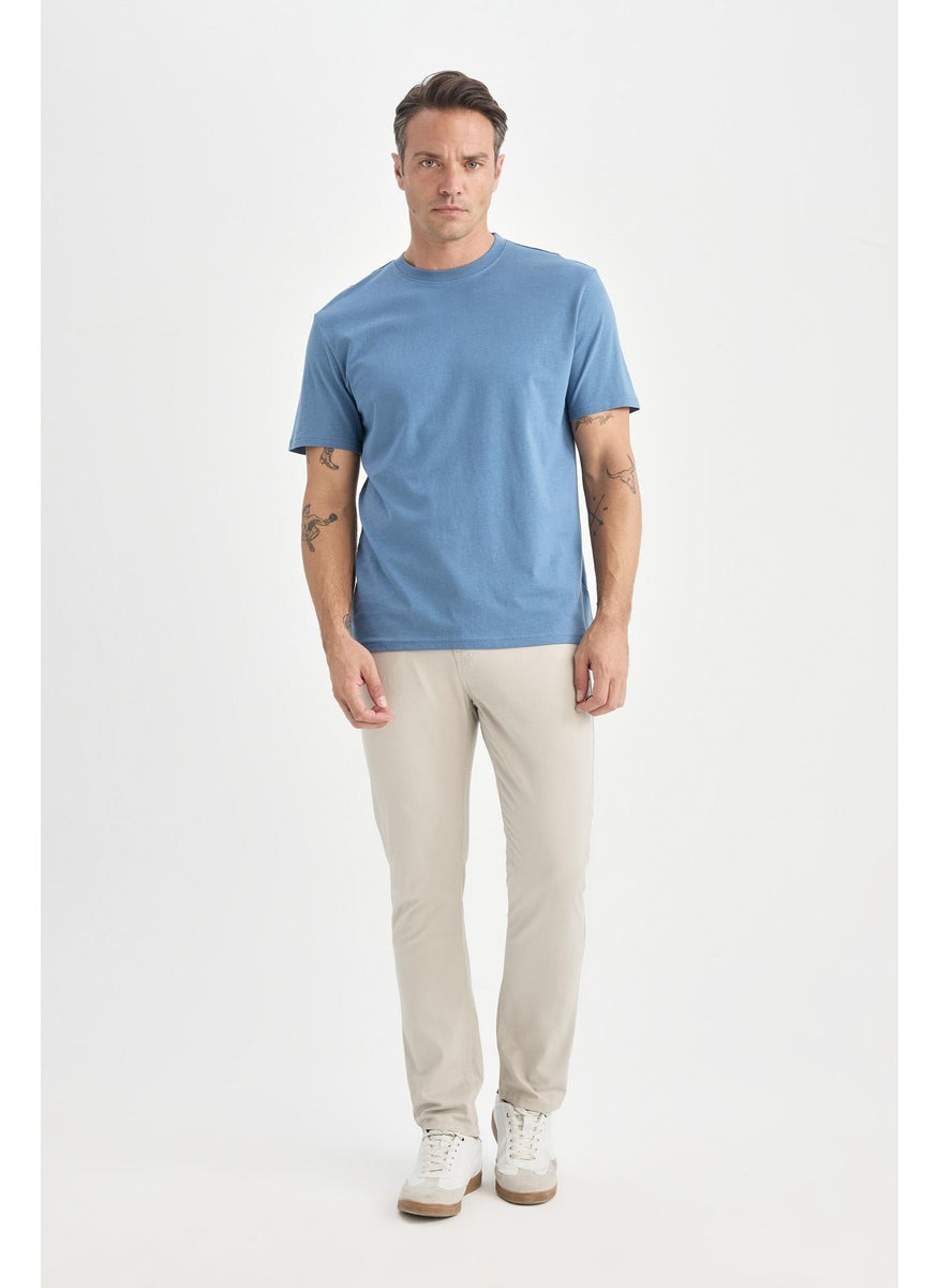 Man New Regular Fit Crew Neck Basic T-Shirt