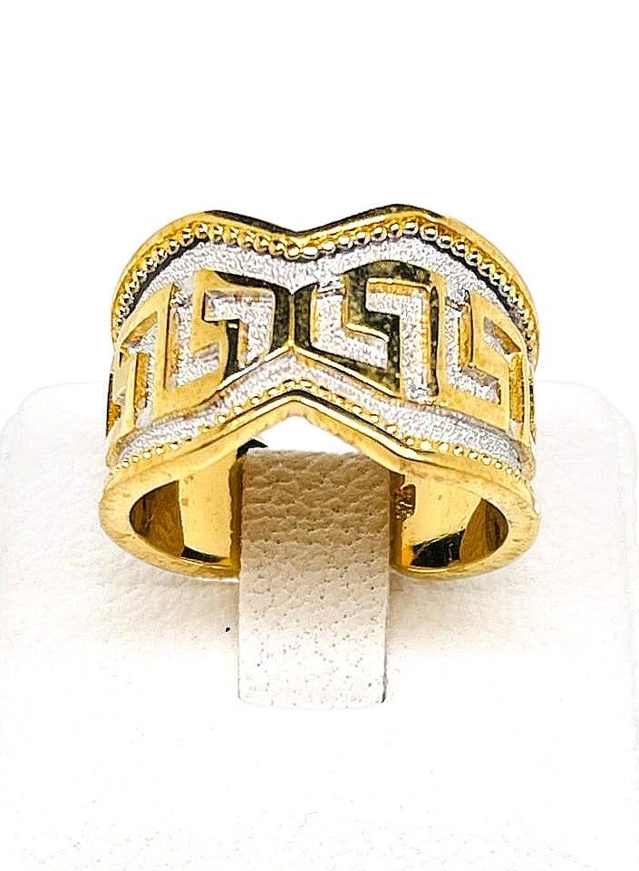BTC ELLA - Silver Ring Gold Plated (SIL0525) - Image 2