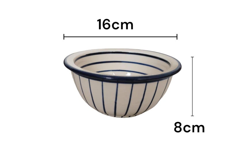 Calcine Ceramic Serving Bowl Without lid - Image 4