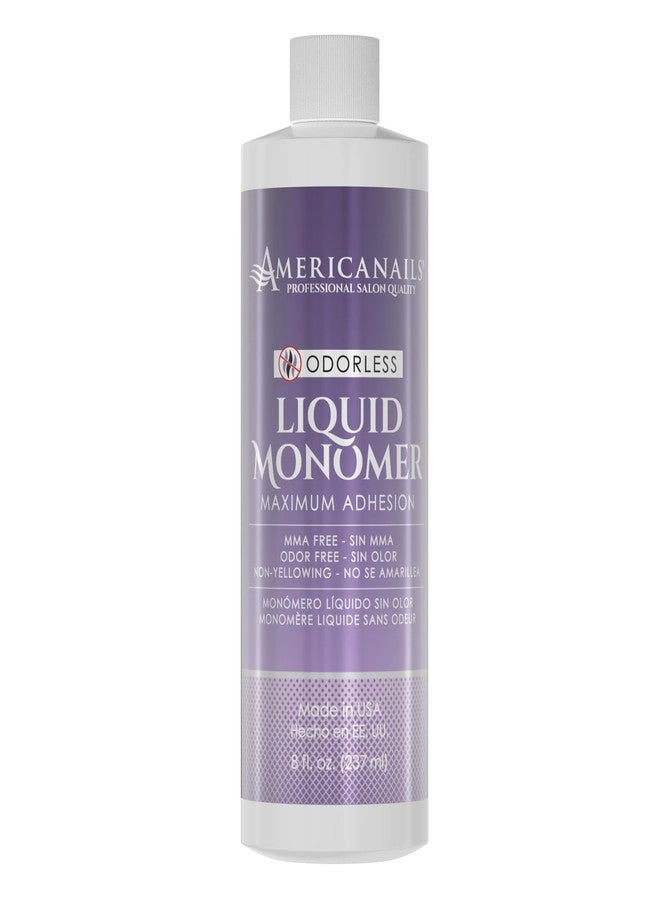 AMERICANAILS .COM Americanails Nail Monomer Liquid - Maximum Adhesion Acrylic Liquid Monomer for Perfect Nail Enhancement - Liquid Acrylic Nail Monomer for Acrylic Powder - Odorless - Liquid Monomer 8oz - Image 1