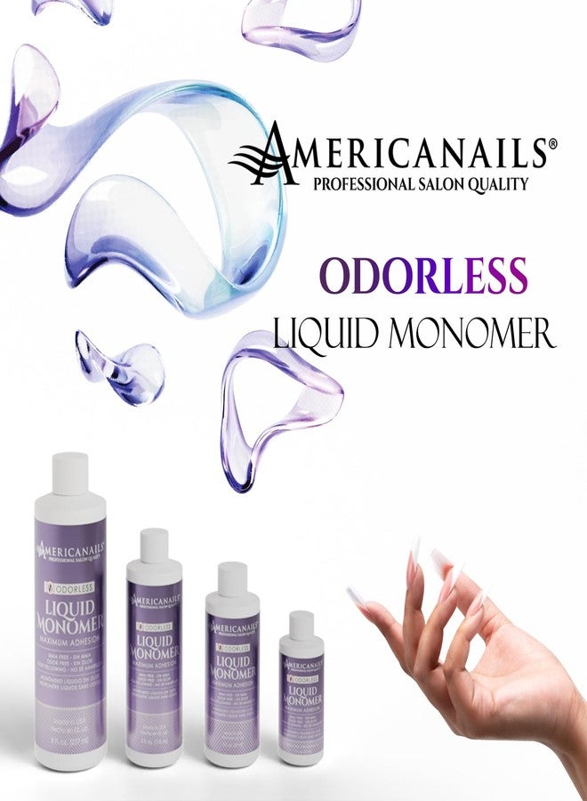 AMERICANAILS .COM Americanails Nail Monomer Liquid - Maximum Adhesion Acrylic Liquid Monomer for Perfect Nail Enhancement - Liquid Acrylic Nail Monomer for Acrylic Powder - Odorless - Liquid Monomer 8oz - Image 3
