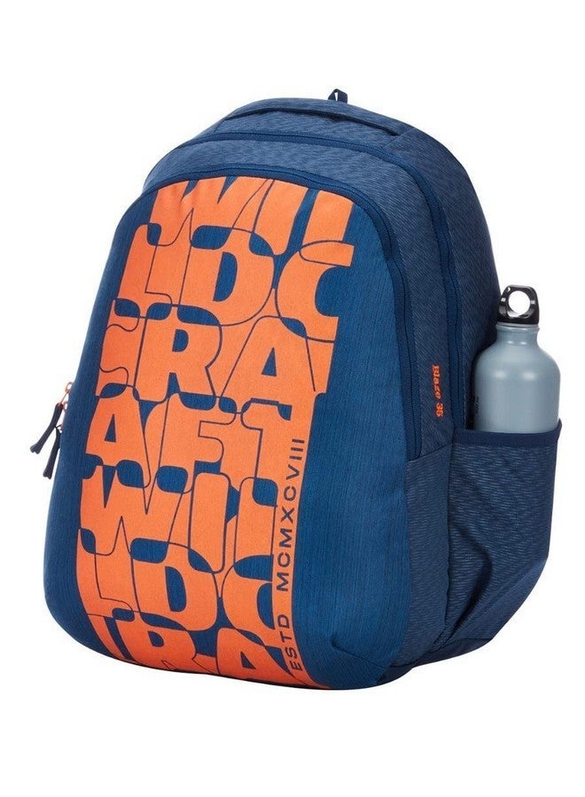 Wildcraft Blaze 35L 2 Compartment Backpack with Rain Cover(12951) (Navy) - Image 2