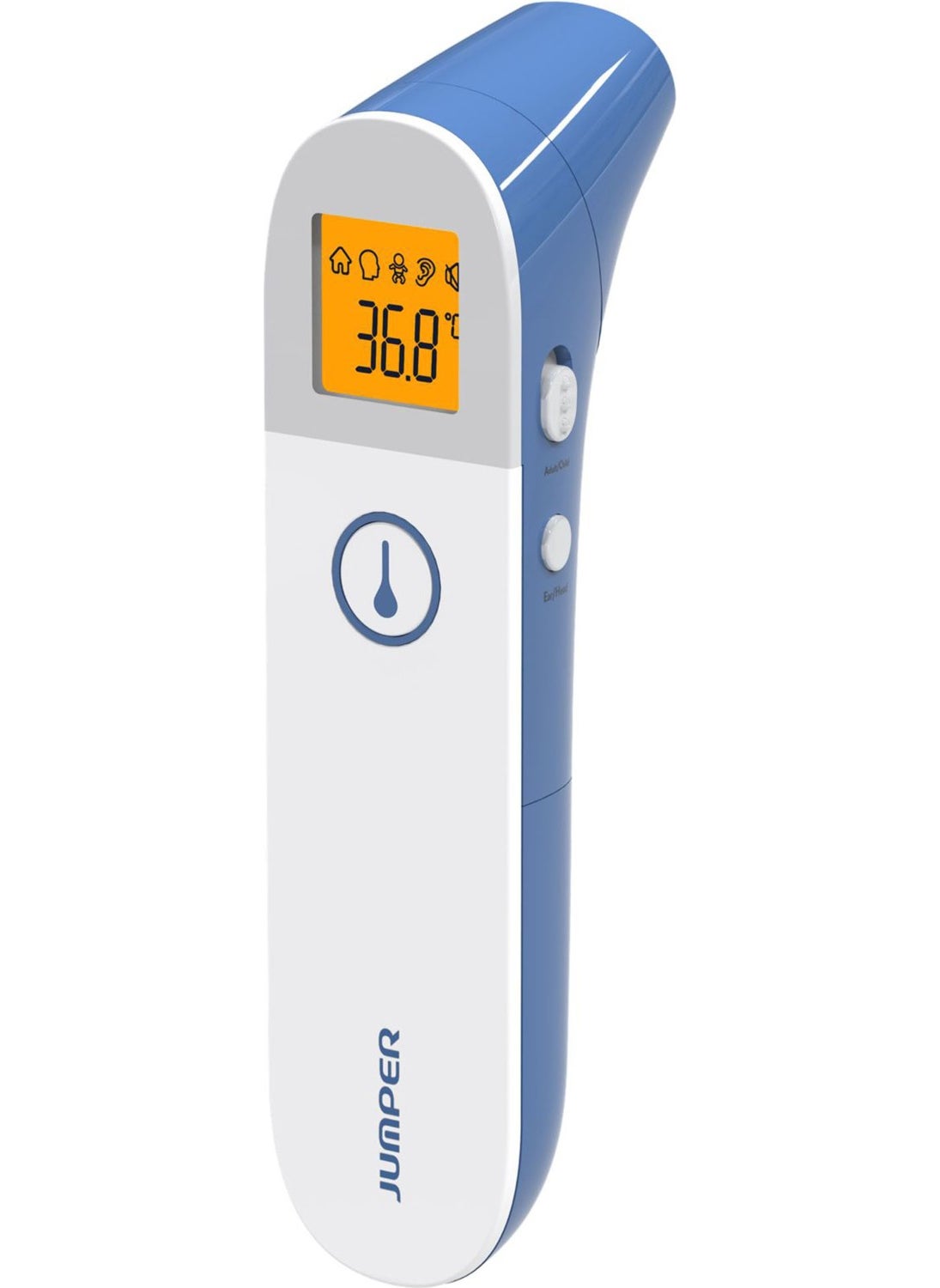jumper Non-Contact Thermometer Forehead and Ear Measurer WHITE-BLUE-JPD-FR410  - Image 1