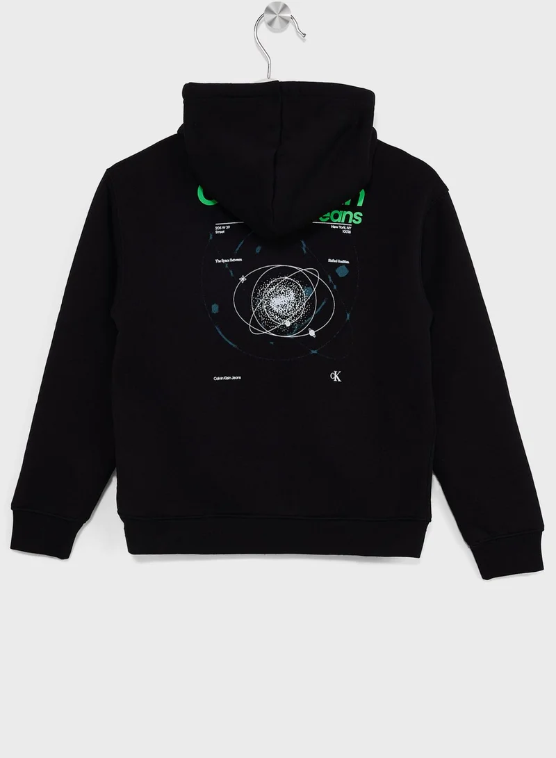 Calvin Klein Jeans Kids Zip Thru Hoodie